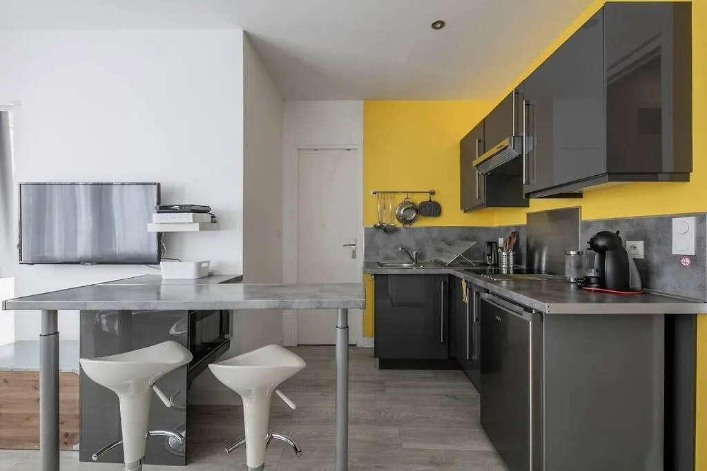 600M Gare Et 400M Gem: Lit Double, Wifi Fibre Apartment Grenoble