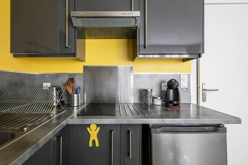 600M Gare Et 400M Gem: Lit Double, Wifi Fibre Apartment Grenoble