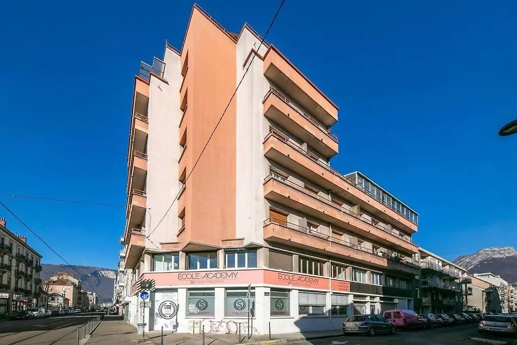 600M Gare Et 400M Gem: Lit Double, Wifi Fibre Apartment Grenoble