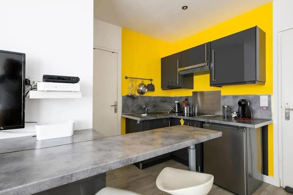 600M Gare Et 400M Gem: Lit Double, Wifi Fibre Apartment Grenoble