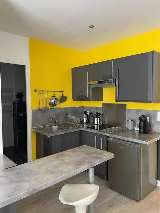 600M Gare Et 400M Gem: Lit Double, Wifi Fibre Apartment Grenoble